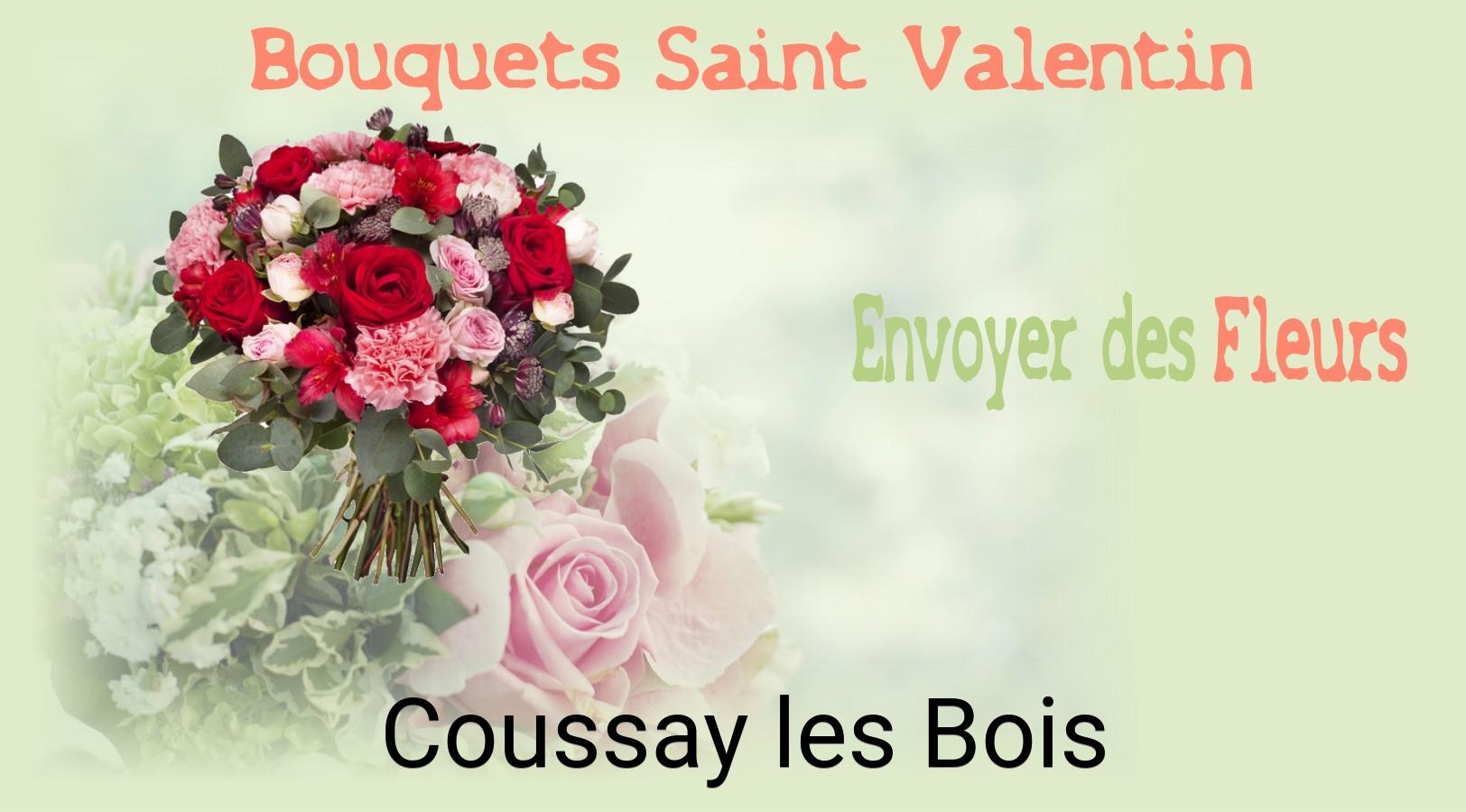Roses de Saint-Valentin livrées à Coussay-les-Bois